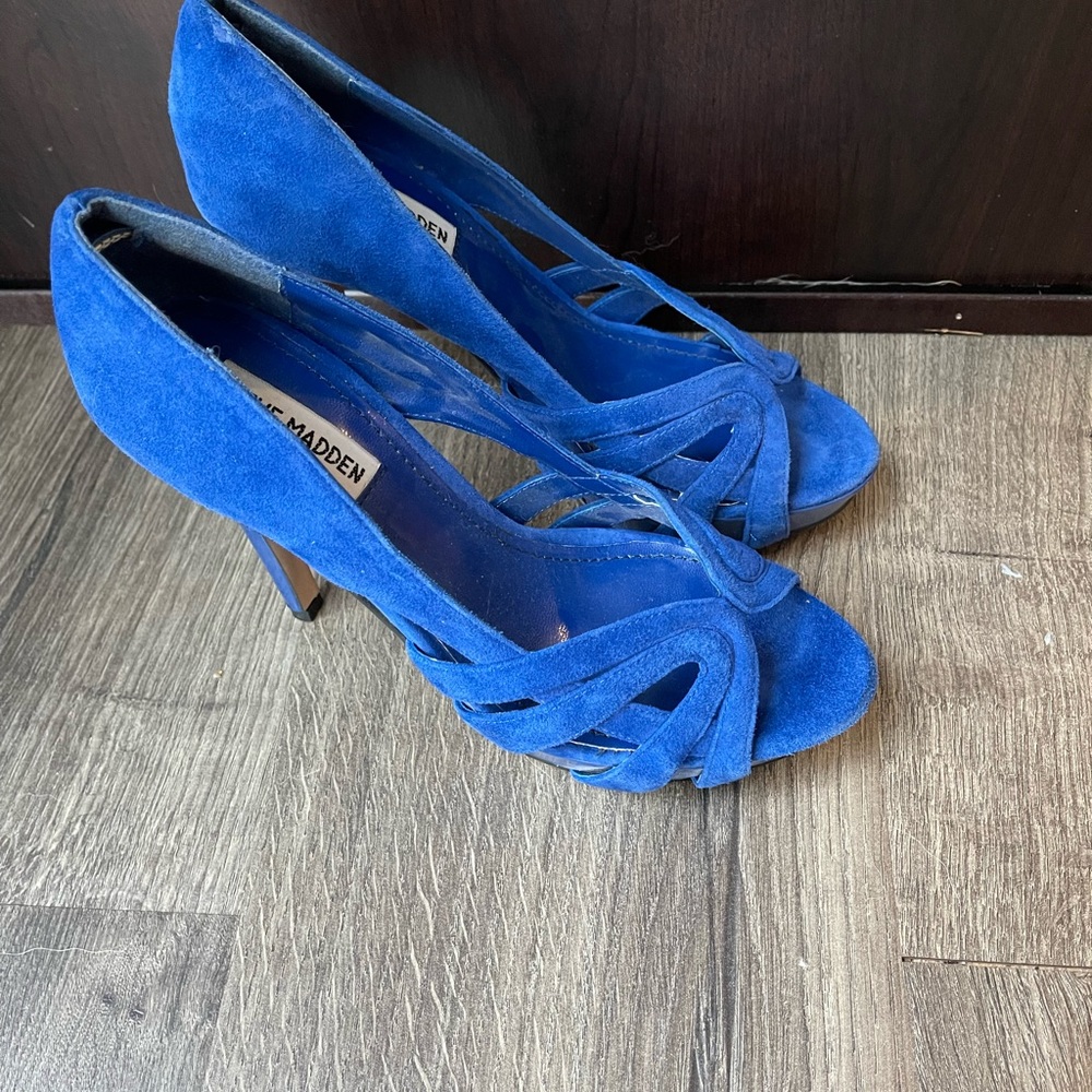 Blue Steve Madden Heels
